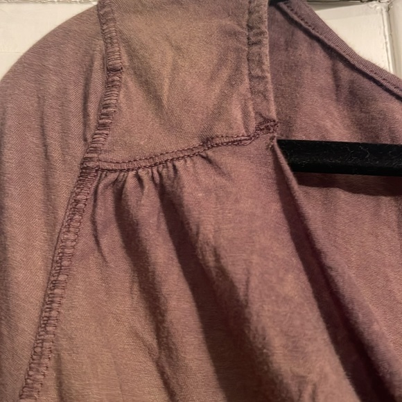 Freepeople We the Free off the shoulder scoop neck Jersey longsleeve tshirt - Picture 7 of 9